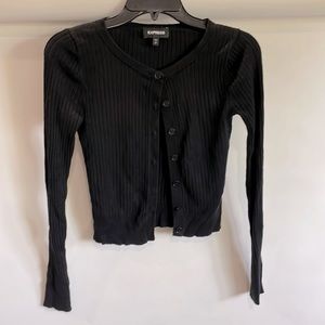 Express ribbed cardigan size small